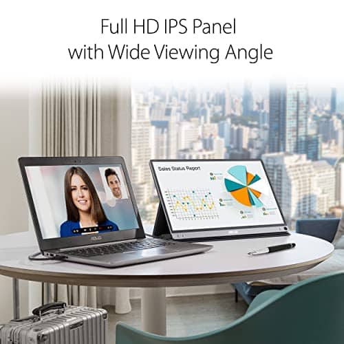 Vue detaillee 1 du produit Écran portable optimisé pour télétravail fhd ASUS