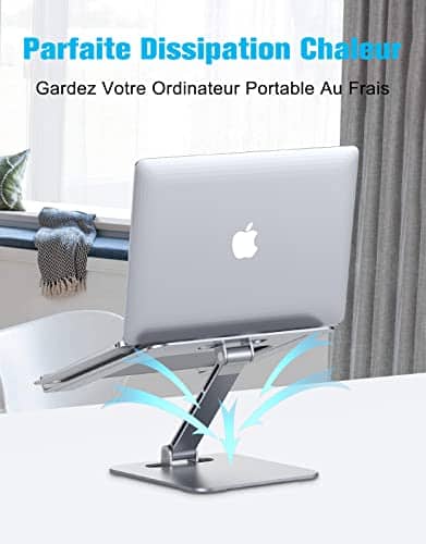 Vue detaillee 2 du produit Support ordinateur portable réglable Babacom