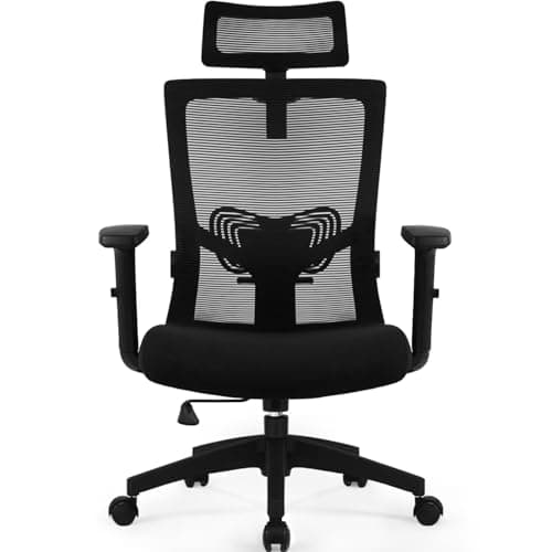 product-Daccormax-Chaise-Bureau-Ergonomique,-Fauteuil-de-Bureau-Confortable-à-roulettes,-Siège-Inclinable-Pivotant,-Accoudoirs-Réglables,-Appui-Tête-Ajustable-11cm,-Support-Lombaire-Réglable,-Noir-0.jpg