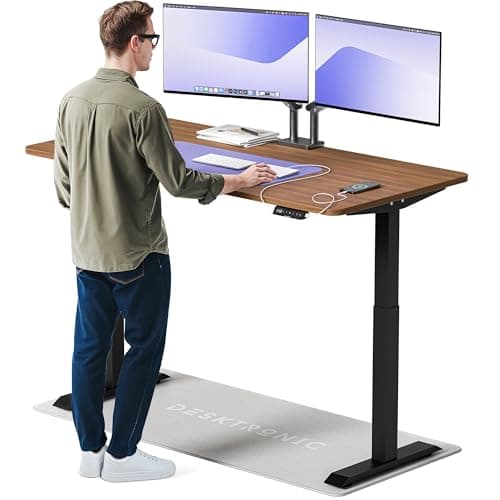 Bureau assis debout réglable à moteurs doubles Desktronic