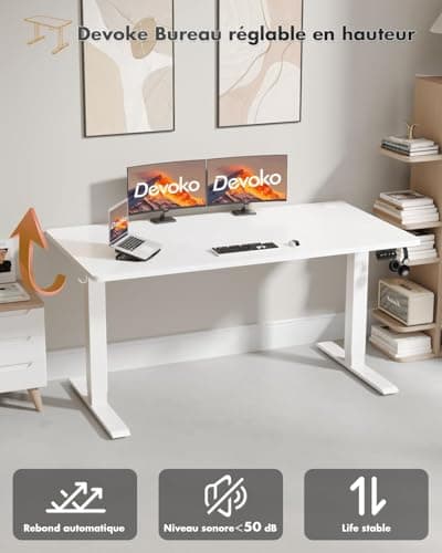product-Devoko-Bureau-Assis-Debout-électrique-réglable-en-Hauteur-120-x-60-cm-avec-tiroirs,-Port-de-Charge-USB-A-d'ordinateur-avec-Plateau-de-Gestion-des-câbles-sur-Pied-avec-3-Fonctions-mémoire,-Blanc-2.jpg