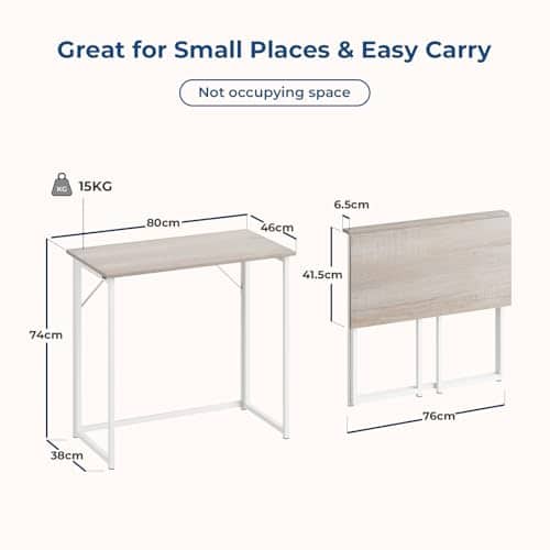 Vue detaillee 2 du produit Table de bureau pliante gain de place Dripex