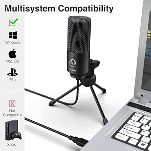 Vue detaillee 1 du produit Microphone USB cardioïde pour home-office FIFINE