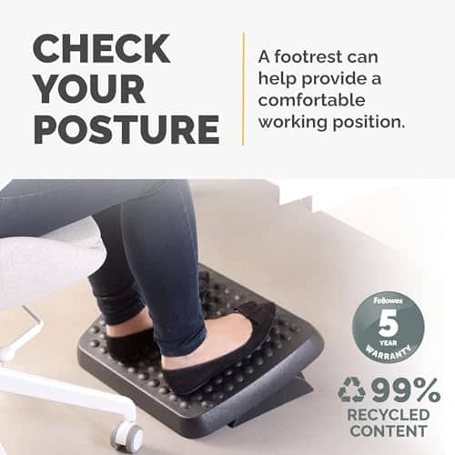 Vue detaillee 1 du produit Repose-pieds ergonomique posture améliorée Fellowes