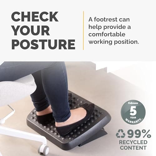 Repose-pieds ergonomique posture améliorée Fellowes