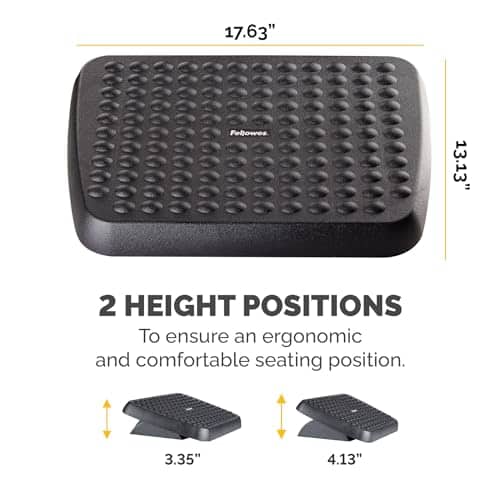 Vue detaillee 2 du produit Repose-pieds ergonomique posture améliorée Fellowes