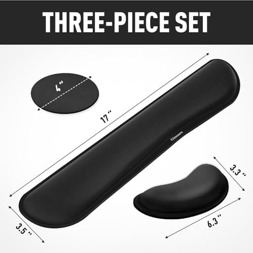product-Gimars-Repose-Poignet-Clavier,-Reposes-Poignets-Souris-Ergonomique-en-Mousse-à-Mémoire,-Support-Tapis-de-Clavier-Repose-Gel-avec-Base-Antidérapant-pour-Bureau-Gamer,-Ordinateur-MAC-Noir-1.jpg