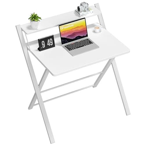 product-GreenForest-Petit-Bureau-Pliant-82cm,-Table-Pliable-Gaming-avec-à-2-Niveaux-Rangement,-Mini-Bureau-d'Ordinateur-PC-Portable-pour-Petit-Espace,-Bureau-à-Écriture-pour-Poste-de-Travail,Blanc-0.jpg