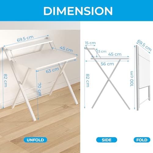 Petit bureau pliant ergonomique GreenForest