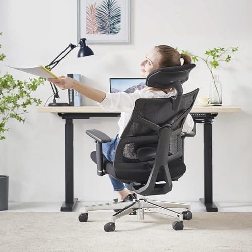 product-HOLLUDLE-Chaise-de-Bureau-Ergonomique-avec-Dossier-Adaptable,-Fauteuil-D'ordinateur-avec-Accoudoirs-4D,-Profondeur-D'assise-Réglable,-Soutien-Lombaire-et-Appui-tête-2D,-Siège-de-Travail-Exécutif,-Noir-1.jpg