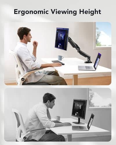 Vue detaillee 2 du produit Support écran gain d'espace rotatif 360° HUANUO