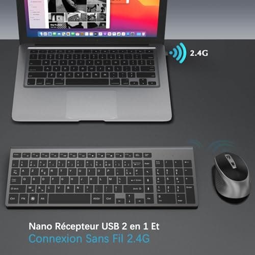 Clavier souris compact pour télétravail JOYACCESS