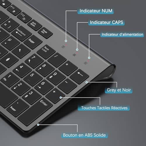 Vue detaillee 2 du produit Clavier souris compact pour télétravail JOYACCESS