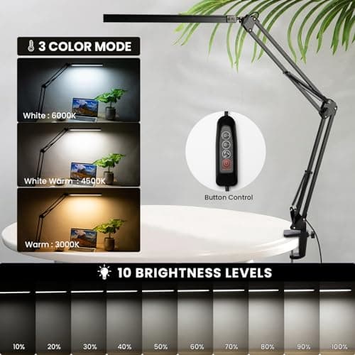 Lampe de bureau réglable protection des yeux BIENSER