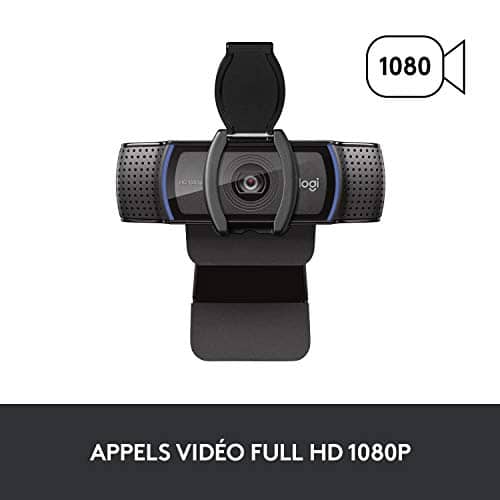 Vue detaillee 2 du produit Webcam Full HD 1080p pour visioconférences Logitech