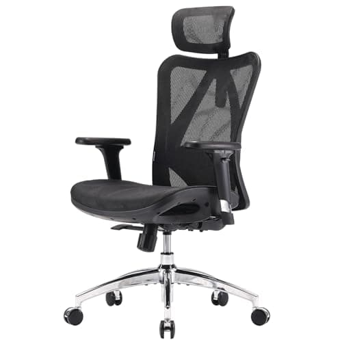 product-SIHOO-Chaise-de-Bureau-Ergonomique-pour-Ordinateur-avec-appuie-tête-réglable,-Dossier-et-accoudoirs-en-Maille-Noir-Mesh-Chiar-0.jpg