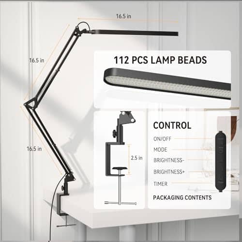 Vue detaillee 2 du produit Lampe de bureau LED éclairage ajustable SKYLEO
