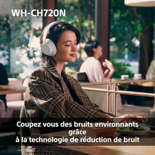 Casque Bluetooth autonomie 35 h télétravail Sony