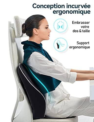 Vue detaillee 2 du produit Coussin lombaire ergonomique support dorsal Travel Ease