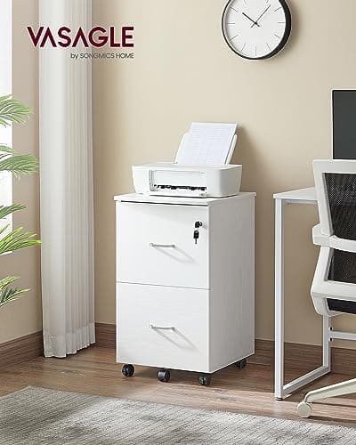 Caisson mobile gain de place verrouillable VASAGLE