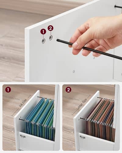 product-VASAGLE-Caisson-Mobile,-Classeur,-2-Tiroirs,-Support-d’Imprimante,-Meuble-de-Bureau,-Verrouillable,-pour-Documents-au-Format-A4,-Dossier-Suspendu,-Nécessite-Montage,-Blanc-LCD027W46-4.jpg