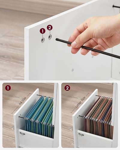 product-VASAGLE-Caisson-Mobile,-Classeur,-2-Tiroirs,-Support-d’Imprimante,-Meuble-de-Bureau,-Verrouillable,-pour-Documents-au-Format-A4,-Dossier-Suspendu,-Nécessite-Montage,-Blanc-LCD027W46-4.jpg
