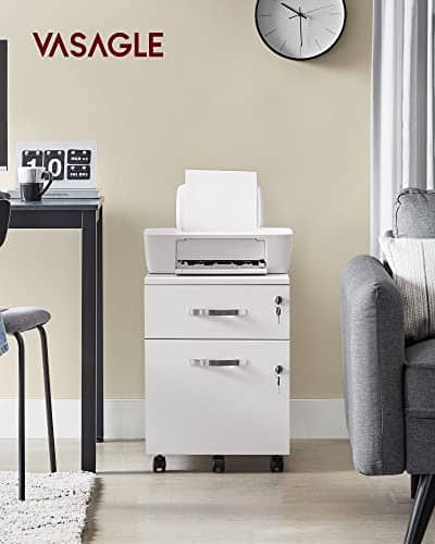 Vue detaillee 1 du produit Caisson de bureau mobile gain de place VASAGLE