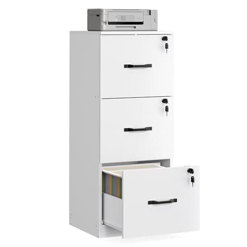product-VASAGLE-Meuble-de-Bureau,-Meuble-de-Rangement,-Support-pour-Imprimante,-avec-3-Tiroirs-Verrouillables,-Tringles-Réglables,-Compatible-avec-Formats-A4,-Blanc-Nuage-OFC055W14-0.jpg