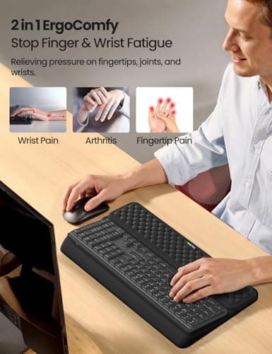 Repose-poignet ergonomique mémoire antidérapant VAYDEER