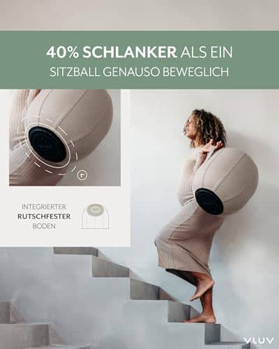 Vue detaillee 2 du produit Tabouret ergonomique active muscles profonds VLUV