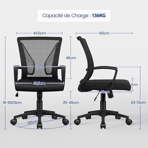 product-Yaheetech-Chaise-Bureau-avec-Siège-Dossier-en-Maille-Respirante-Hauteur-Réglable-Fauteuil-d'Ordinateur-Inclinable-à-roulettes-Pivotantes-Charge-136kg-Noir-2.jpg