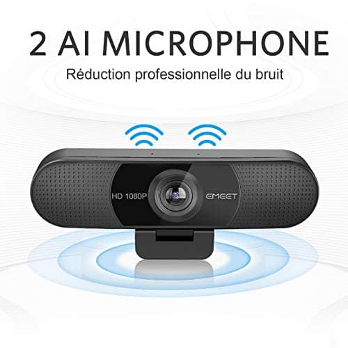 Vue detaillee 1 du produit Webcam full hd 1080p pour visioconférence eMeet