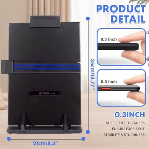 Vue detaillee 1 du produit Porte-documents support lecture réglable Powerking